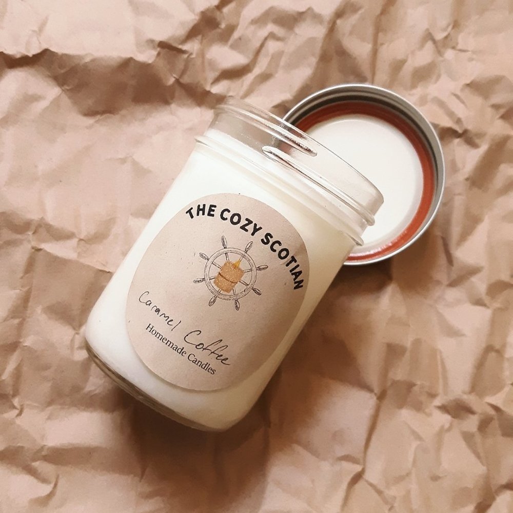 Caramel Coffee 7oz Soy Wax Candle